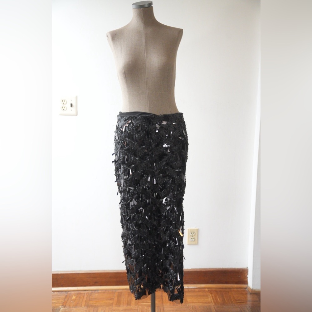 Zara Sequin Midi Skirt